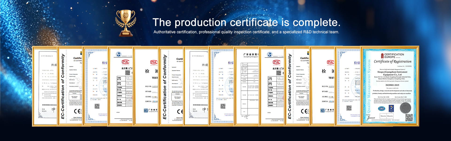 Qualité Équipement de croissance des cheveux Usine